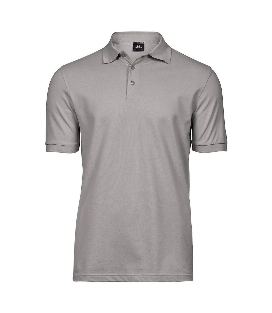 Polo manches courtes - Homme - 1405 - gris stone-1