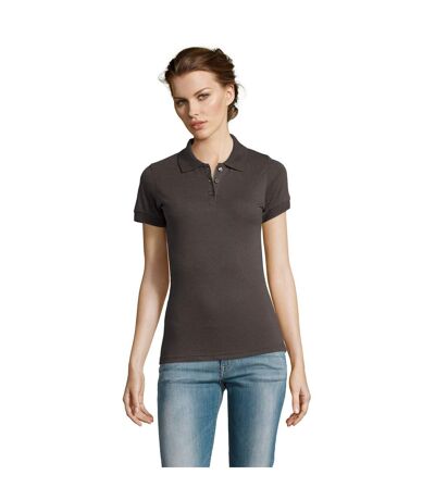Polo Manches Courtes Prime Femme Gris Foncé SOLS