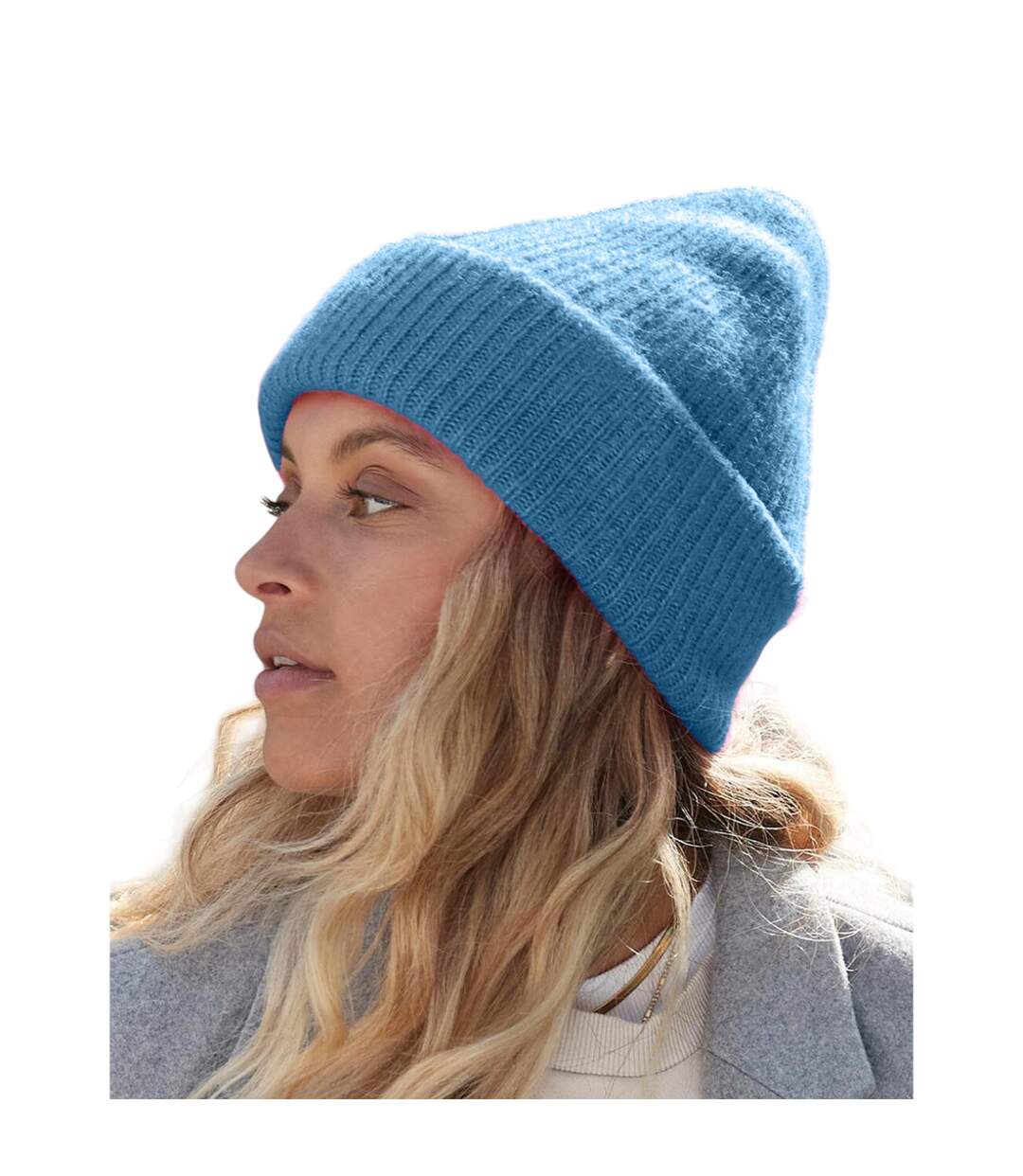 Bonnet Motif/style Couleurs Vives Adulte Bleu Vif Beechfield-1