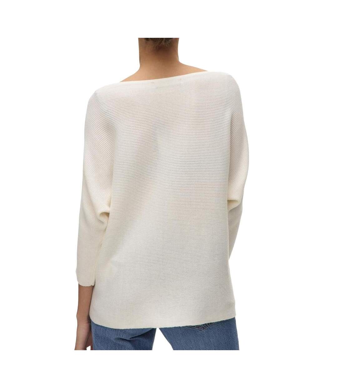 Pull blanc femme vero moda nora-2