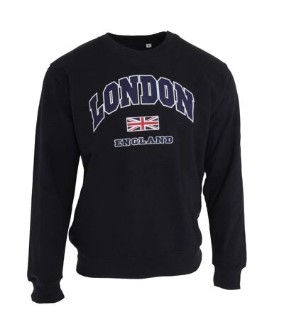 Unisex Sweatshirt London England British Flag Design (NAVY)
