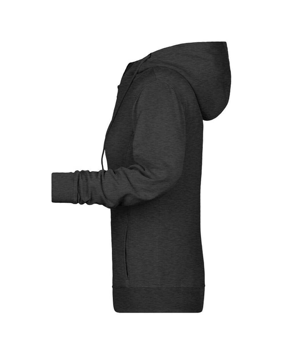 Veste À Capuche Femme Noir Chiné James And Nicholson-3