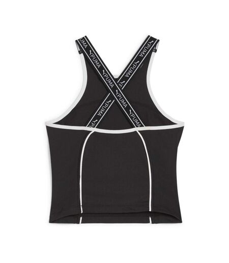 Débardeur noir femme puma fit train strong fitted