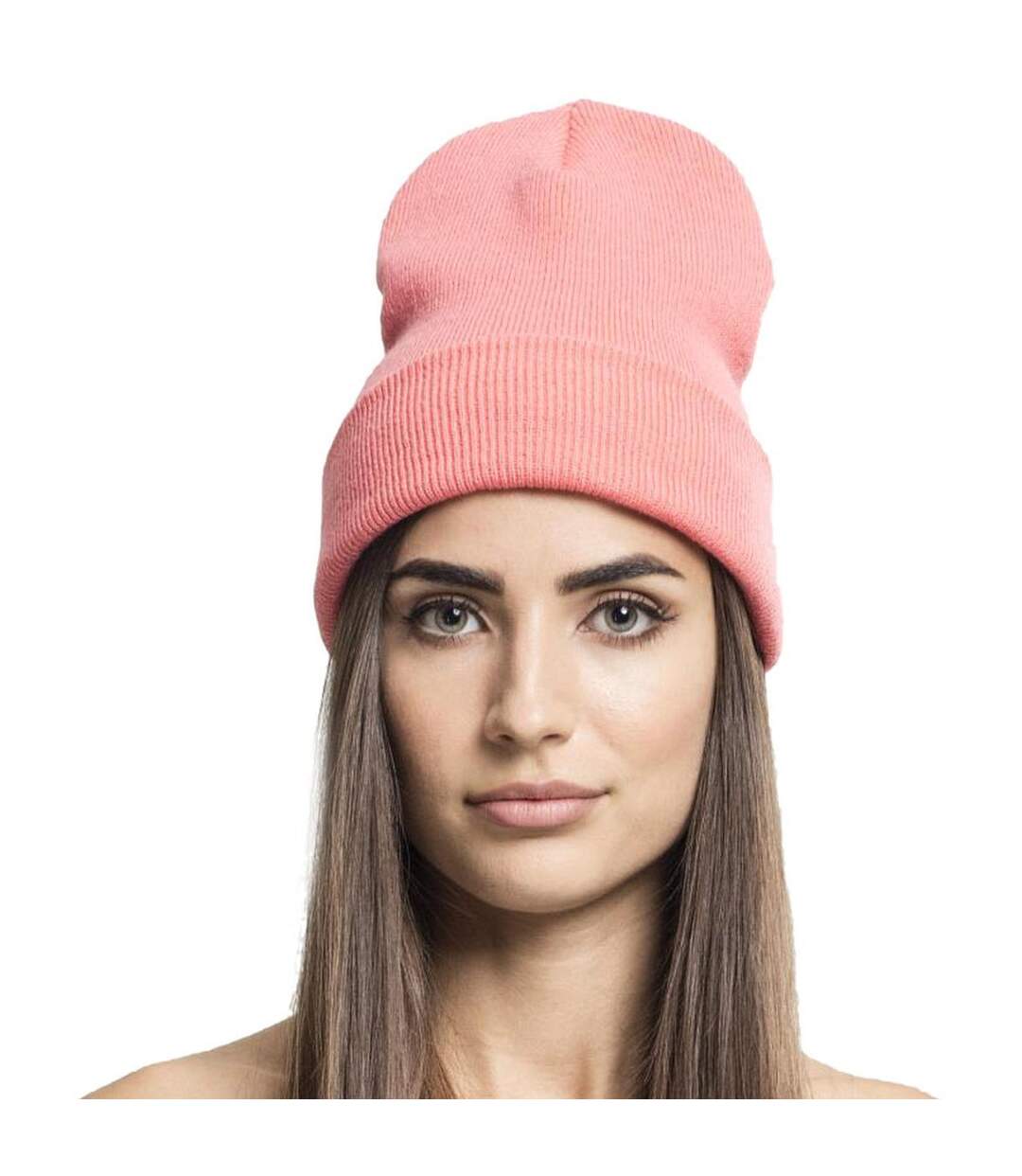 Bonnet Épais Long Adulte Unisexe Corail Yupoong-2