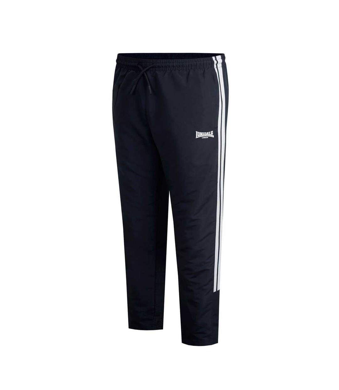 Pantalon De Survêtement Motif/style Rayure Double Homme Noir Lonsdale-3