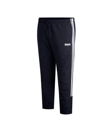 Pantalon De Survêtement Motif/style Rayure Double Homme Noir Lonsdale