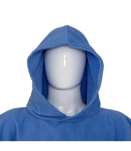 Poncho de Plage en Microfibre Azul 80x100cm Bleu