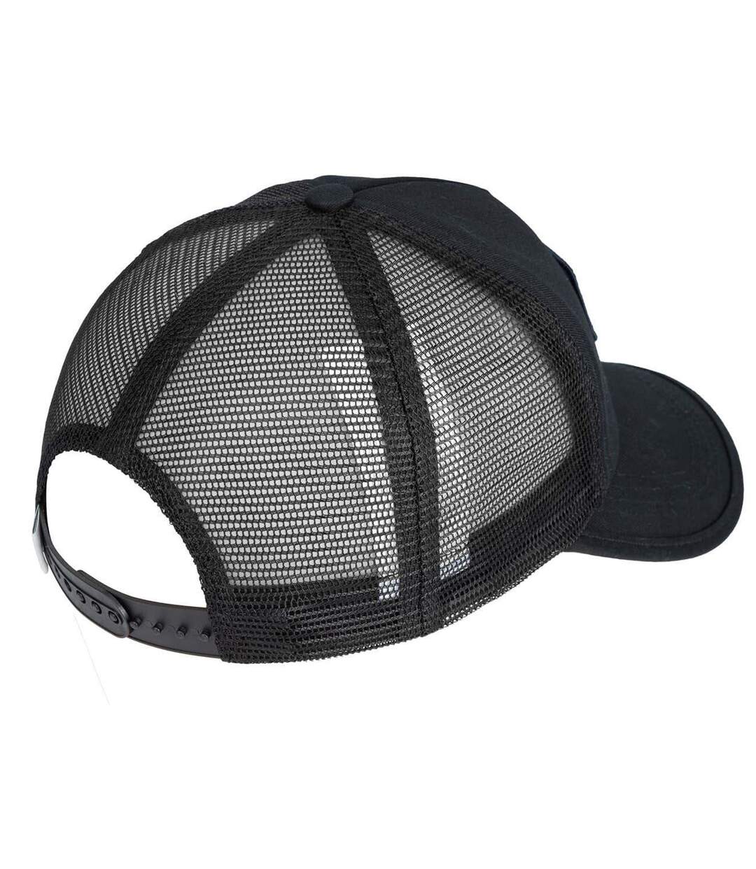 Mens Embroidered Patch Trucker Cap Black SoulCal-2