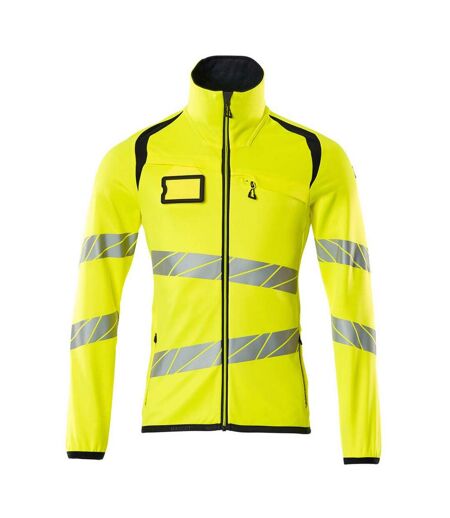 Veste Polaire Accelerate Safe Homme Jaune Fluo Bleu Marine Mascot