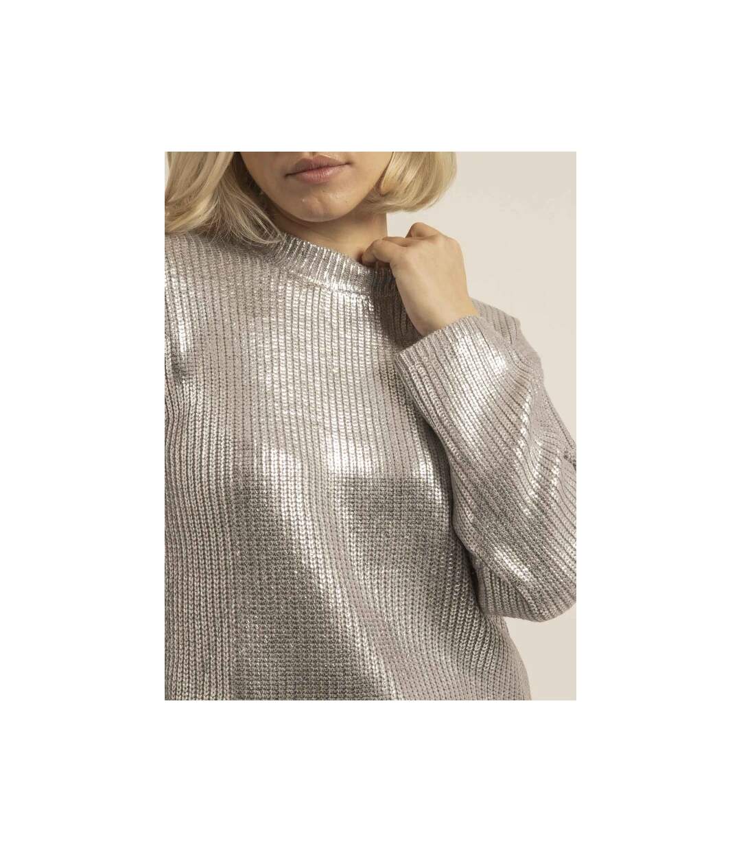 Pull aspect métalisé KETURA - Dona X Lisa-3