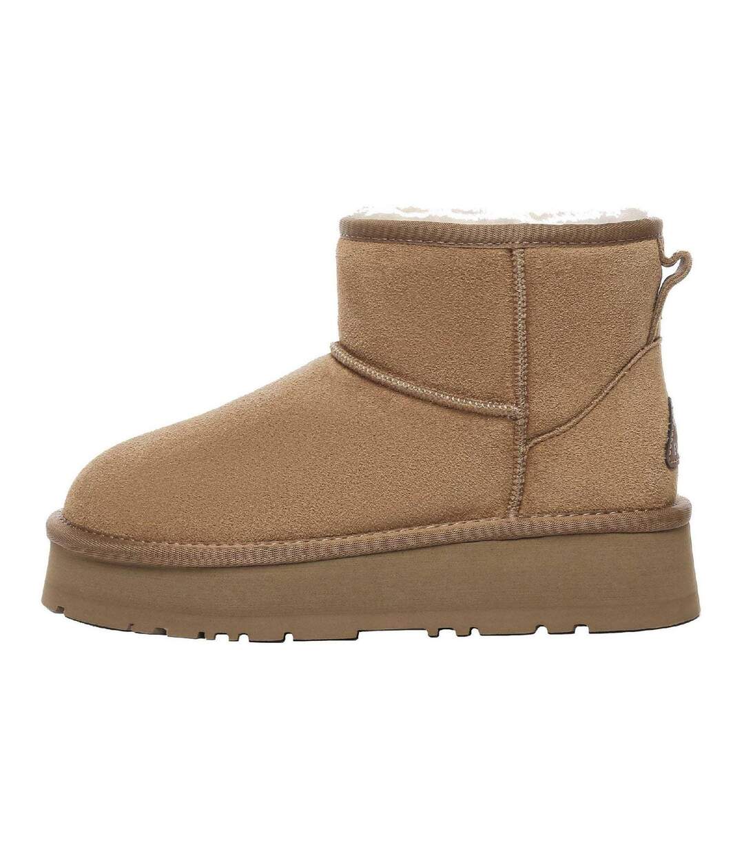 Bottes Mini Classic Femme Marron Gris EverAu-2