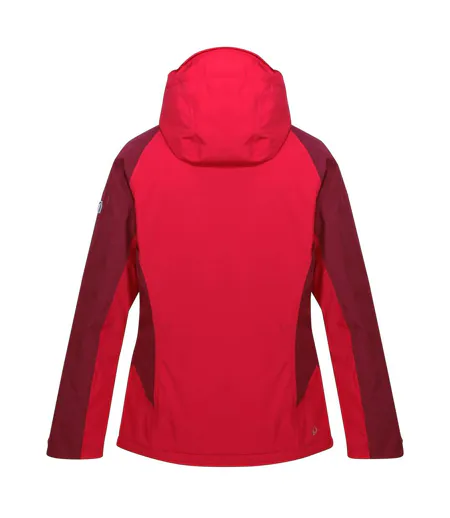 Womens/ladies Highton Waterproof Padded Jacket Dark Cerise Purple Potion Regatta