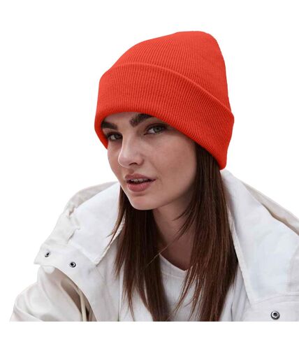 Unisex original cuffed beanie winter hat fire red Beechfield