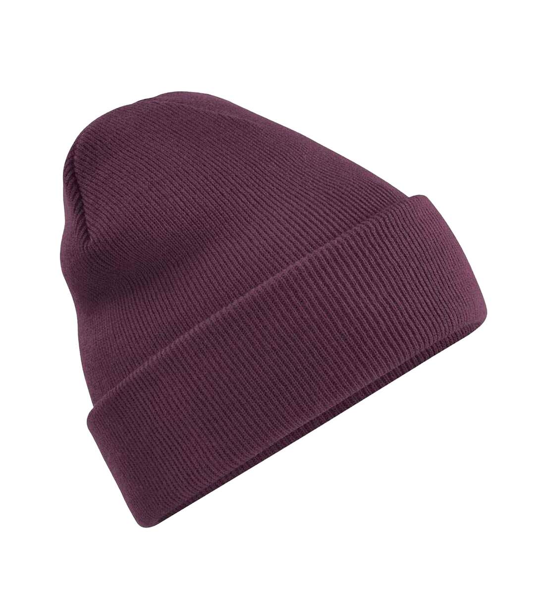 Bonnet À Manchettes Original Pour Adultes, Unisexe Prune Beechfield-1