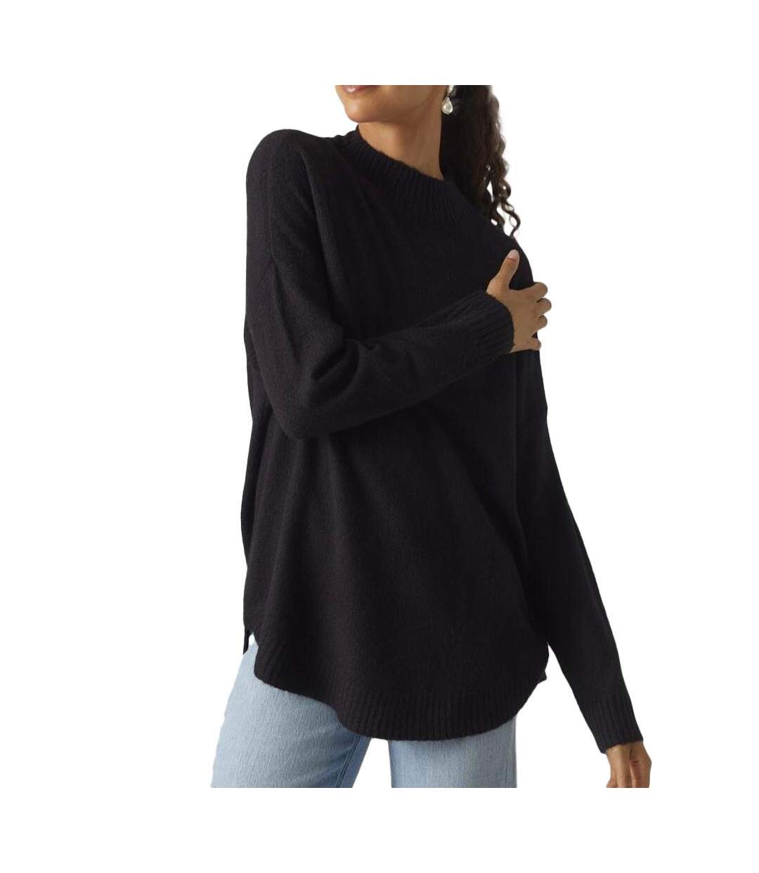 Pull Noir Femme Vero Moda Plaza - XS-1