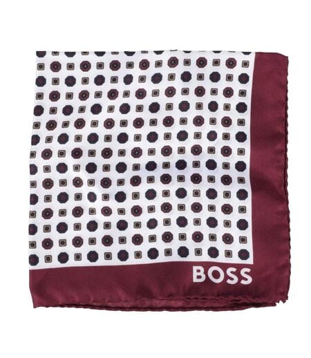 Pochette De Costume Style Logo Homme Taille Unique Naturel Pourpre Boss