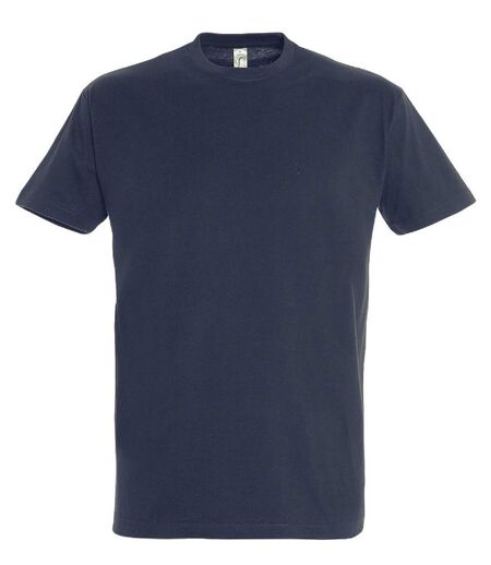 T-shirt manches courtes - Mixte - 11500 - bleu marine foncé