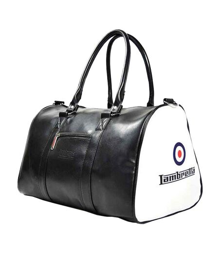 Sac De Sport Retro 30 Cm X 50 Cm Blanc Noir Rouge Lambretta
