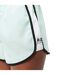 Short Sport Motif/style Passepoil Contrasté Femme Vert Turquoise Pâle Blanc PE Nation-4