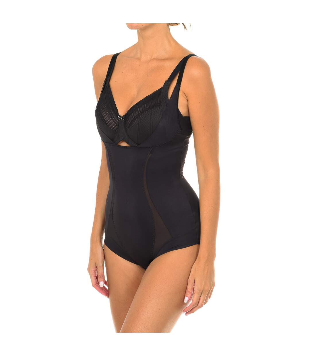 Body gainant avec bretelles réglables et fermeture sur le bas DM5004 femme-1