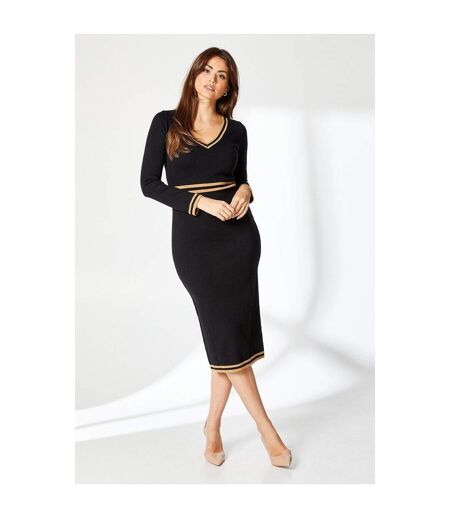 Robe mi-longue femme noir Principles