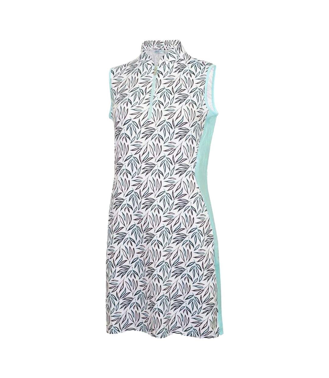 Robe Droite Motif/style Imprimé Feuille Femme Blanc Noir Calvin Klein-2