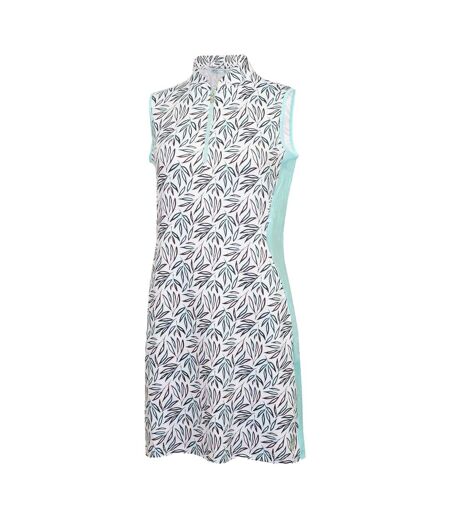 Robe Droite Motif/style Imprimé Feuille Femme Blanc Noir Calvin Klein