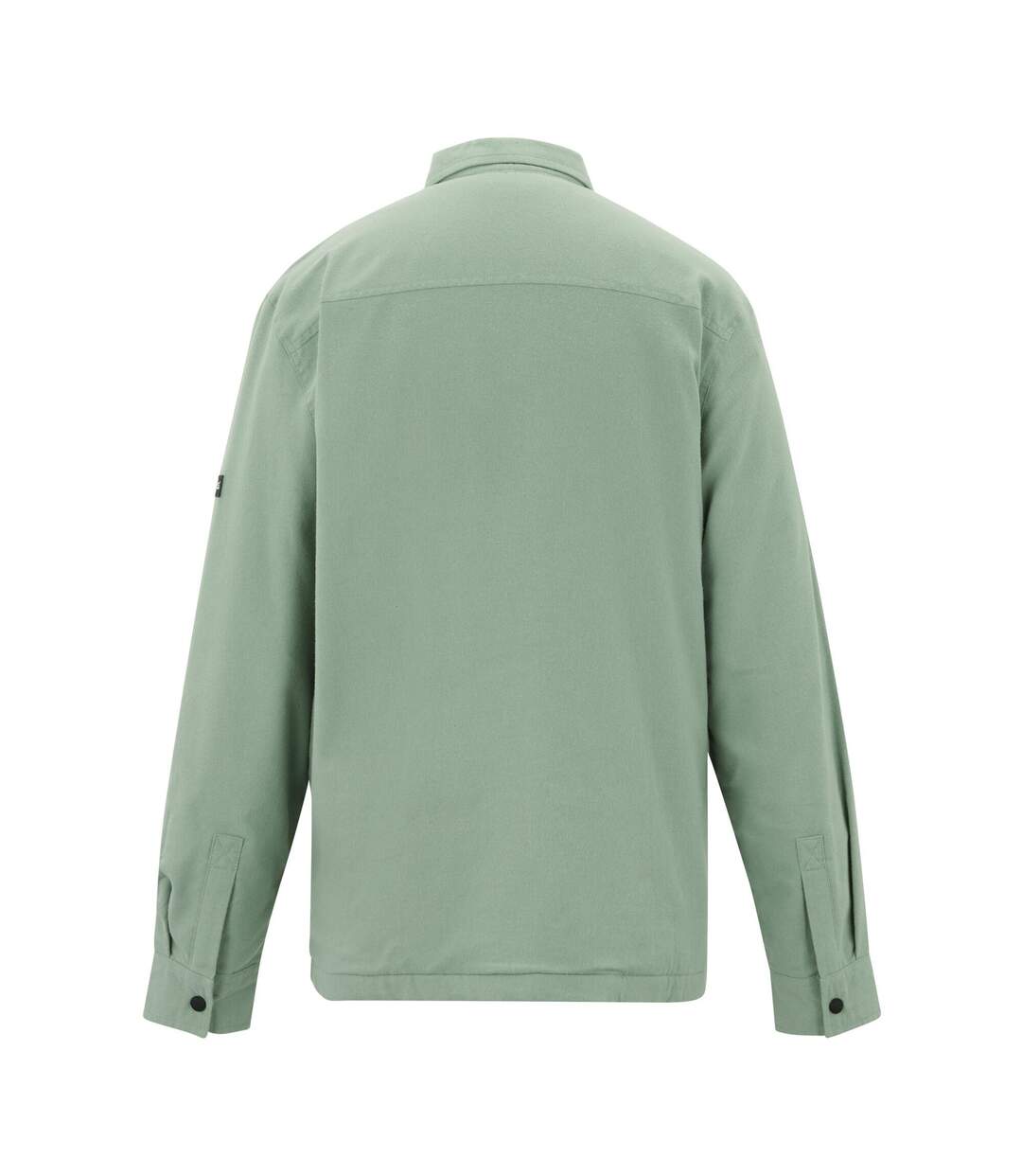 Surchemise Motif/style Uni Spennith Homme Vert Pâle Blanc Cassé Regatta-3