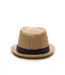 Chapeaux de paille beige/marine homme via lorenzo ocean-2