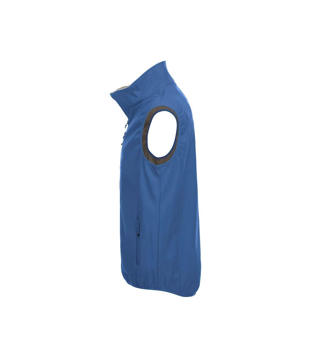 Veste sans manches basic homme bleu roi Clique-3