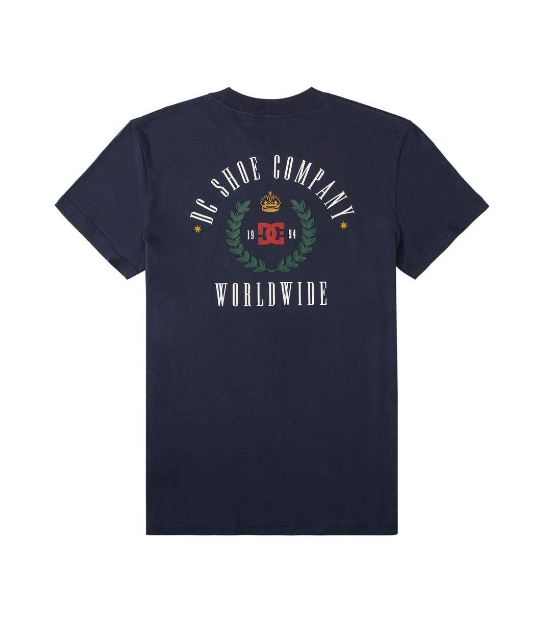 T-Shirt marine homme dc shoes hills-2