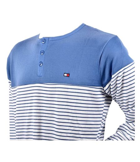 Pyjama Homme Long SWEET SECRET C2708 MARINIERE BLEU