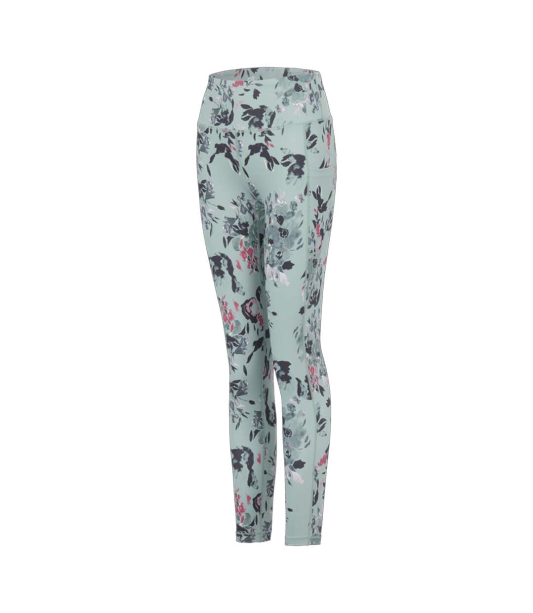 Legging Motif/style Floral Influential Femme Vert Pâle Regatta-3
