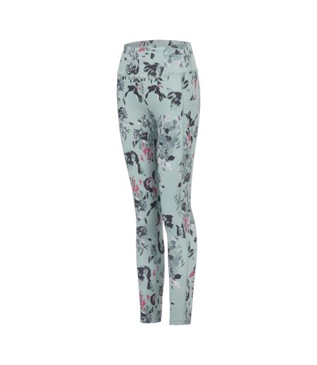 Legging Motif/style Floral Influential Femme Vert Pâle Regatta