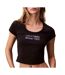 T-Shirt noir femme calvin klein jean baby-1