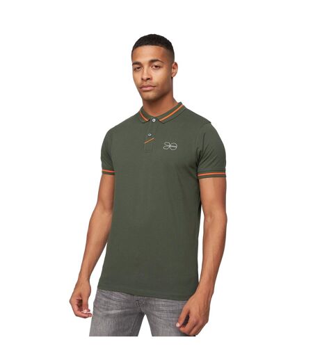 Polo tata homme olive foncé Crosshatch