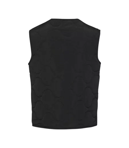 Doudoune Sans Manches Motif Matelassé Quartz Adulte Noir Uni Elevate NXT