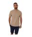 T-shirt Motif/style Quadrillage Homme Beige Gris Threadbare-2