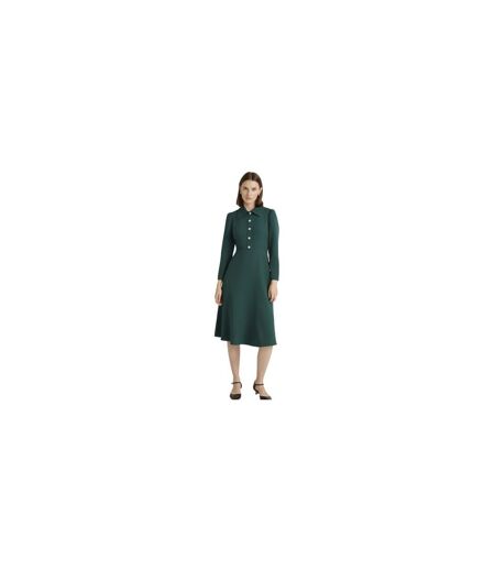 Robe Mi-longue Lucia Femme Vert Foncé Finery