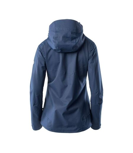Womens/ladies Lanco Jacket Black Iris Ombre Blue Hi-Tec