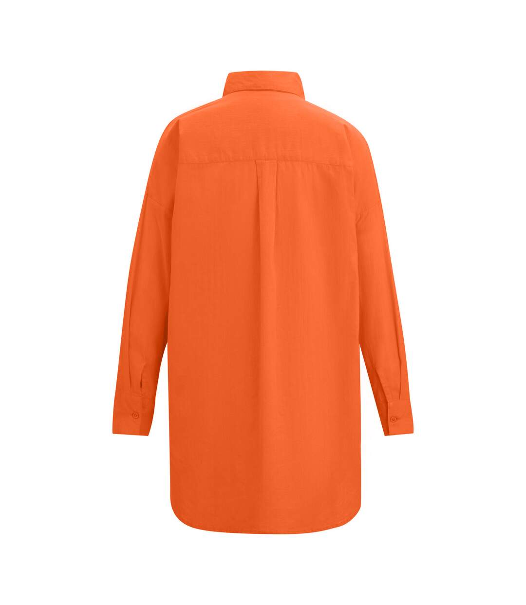 Chemise De Plage Manches Longues Motif/style Uni Prena Cover Up Femme Orange Regatta-3