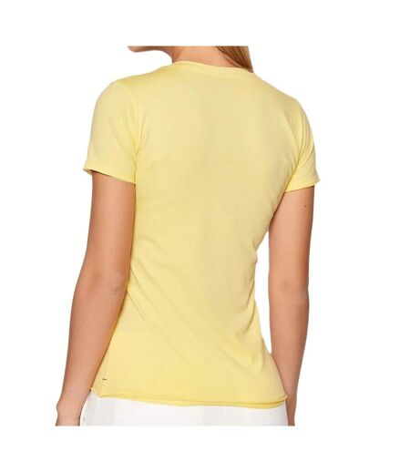 T-shirt Jaune Femme Pepe Jeans Bleu N - S