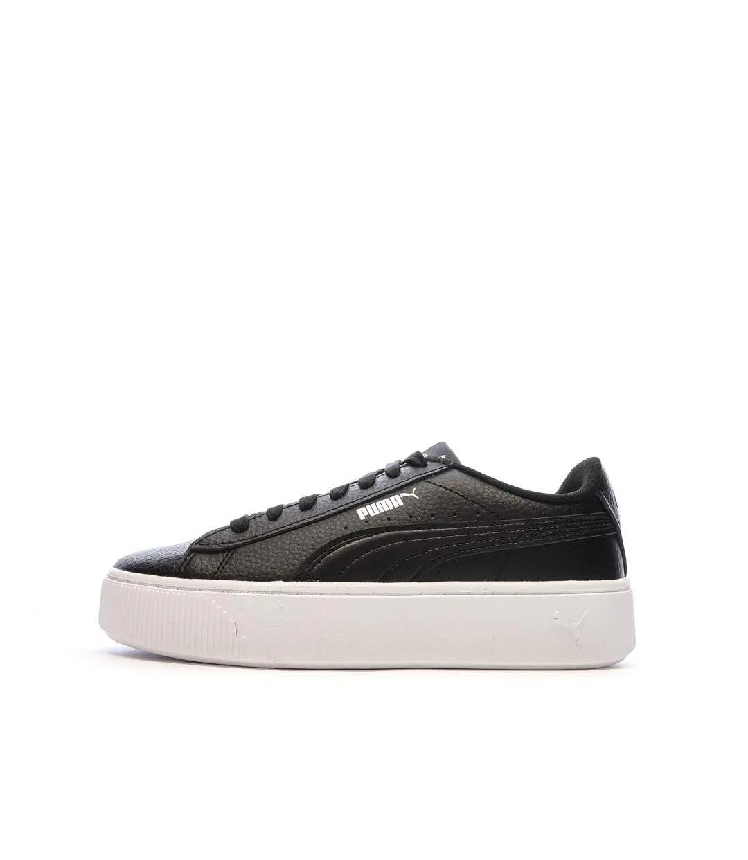 Baskets noires femme puma vikky-1