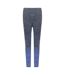 Womens/ladies seamless fade out leggings navy/blue marl Tombo