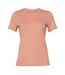 Womens/ladies jersey short-sleeved t-shirt terracotta Bella + Canvas