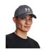 Mens Lockup Dad Hat Grey Under Armour-4