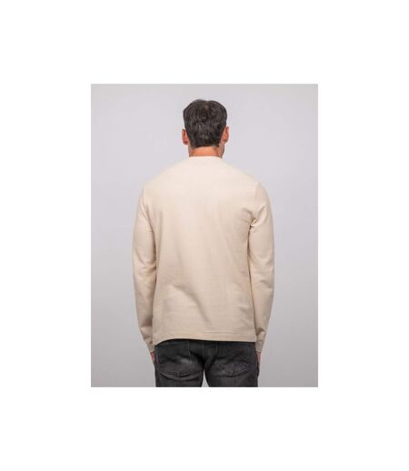 T shirt manches longues col tunisien coton JOMINOL