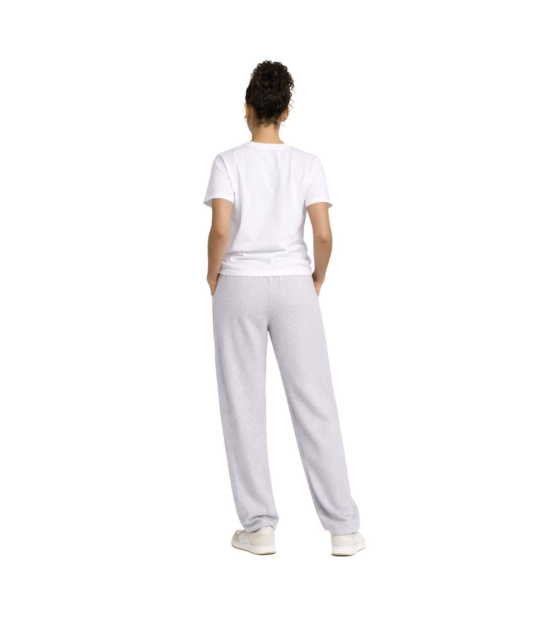 Jogging femme french terry 280 GSM touché pêche patch satin Jenny Vondutch-2