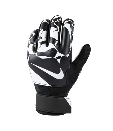 Gants De Gardien De But Match Motif/style Bicolore Enfant Noir Blanc Nike