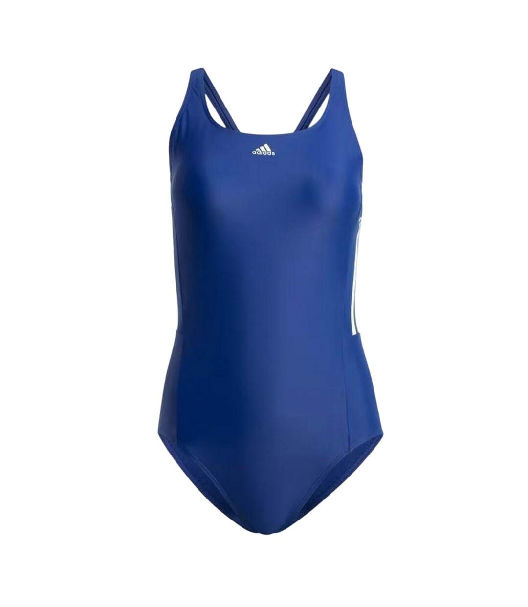 Maillot De Bain 1 Pièce Style 3 Rayures Femme Bleu Adidas-2